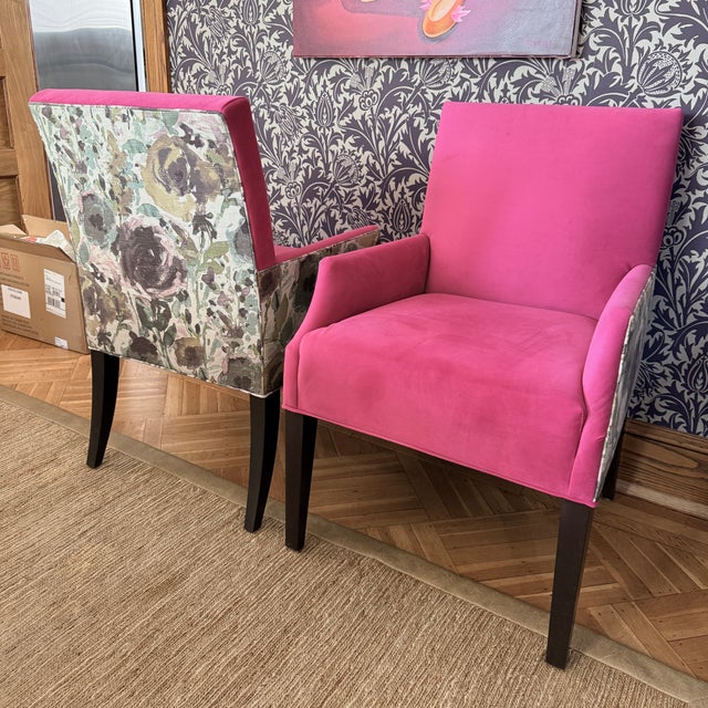 2020s Pair Ethan Allen Clinton Arm Chairs For Sale - Image 5 of 6