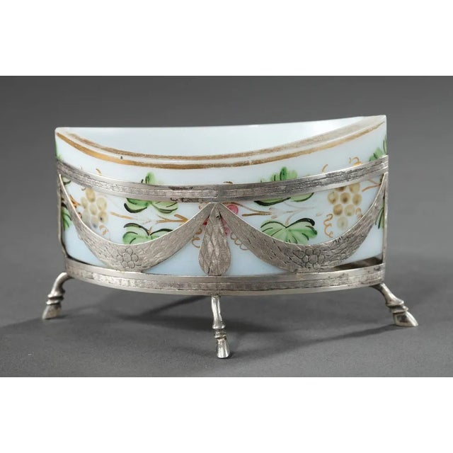 18th Century Bohemian Opaline Service Set, Set of 5 For Sale - Image 10 of 11