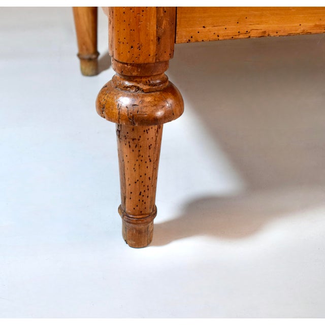 19th Century French Directoire Commode in Yew Wood, Neoclassical Style For Sale - Image 4 of 16