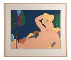 Seymour Chwast "Consenting Adults" Serigraph
