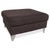 Fabric Ottoman in Brown Grey from Ewald Schillig For Sale - Image 9 of 9