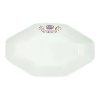 Vintage Hotel Scribe Ashtray Paris France Porcelain Trinket Dish For Sale