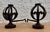 Pair of Spanish Forged-Iron Basket Andirons, circa 1900 For Sale - Image 6 of 15