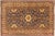 Boho Chic Super Kazak Blue/Gold Wool Rug - 3'11'' X 6'3'' For Sale - Image 9 of 10