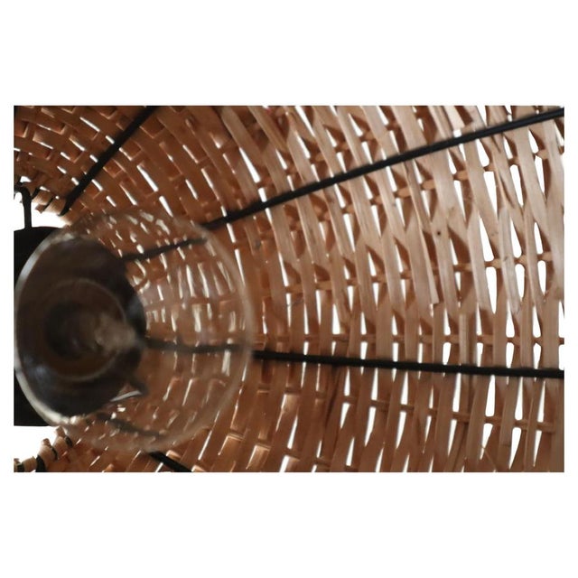 This beautiful pendant light was lovingly crafted by hand onto a steel mesh in the 1970s. The craftsmanship and the way...