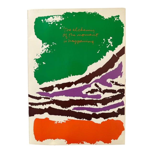 Corita Kent (Sister Mary Corita Kent) “The Alchemy of the Moment Is Happening” Original Print (1982) For Sale