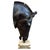 Large Italian Bronze Greek Horse Head Sculpture on Marble Base, 1980s For Sale - Image 6 of 6
