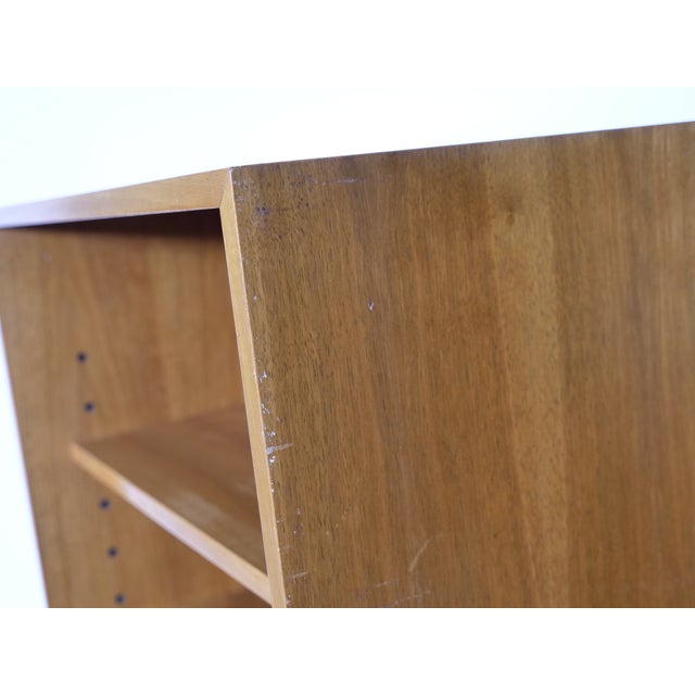 Wood Mid-Century Modern German Walnut Bookcase, 1960s For Sale - Image 7 of 9