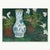 Still Life depicting a blue and white vase with Cyclamen. Signed by the artist in the center right. Jean Hannon grew up in...