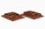 A pair of antique Chinese wood carvings decorated with gold leaf over a cinnabar red lacquered surface depicting figural...