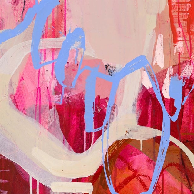 Abstract Expressionism "The Upside Original by Deni Rayneau From the Alice in Wonderland Collection For Sale - Image 3 of 4