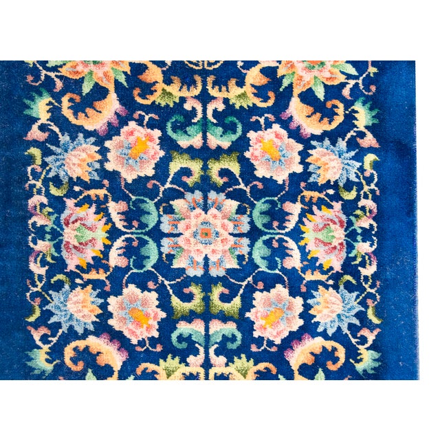 1930s Early 20th Century Chinese Art Deco Rug For Sale - Image 5 of 14