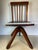 Early 20th Century Rustic Industrial Swivel Child's Chair, Hardwood & Cast Iron School Chair For Sale - Image 9 of 10