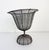 Metal Antique French Wire Pedestal Urn Planter, Early 20th C For Sale - Image 7 of 10