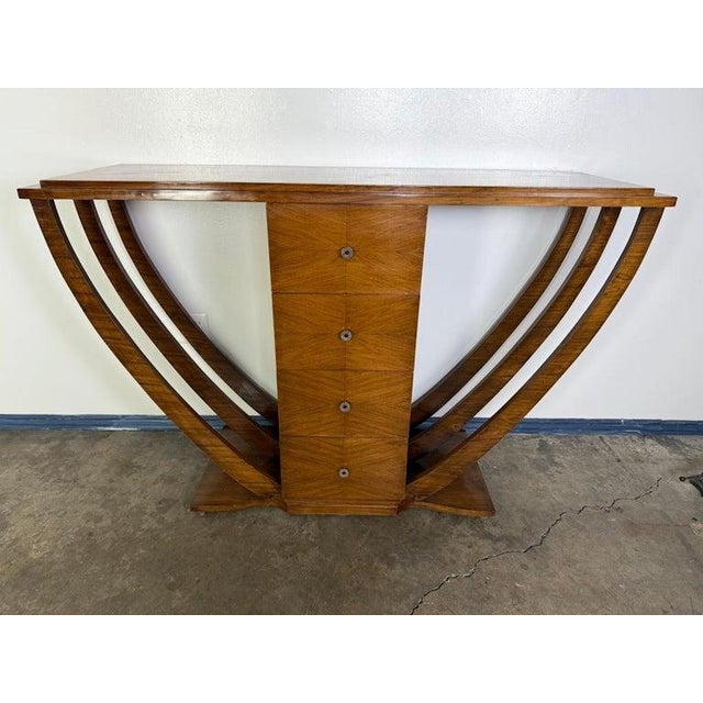 Wood French Art Deco Sideboard C. 1930 For Sale - Image 7 of 14