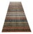 Hand-Knotted Afghan Ethnic Runner Rug with Multicolor Stripes, 2010s For Sale