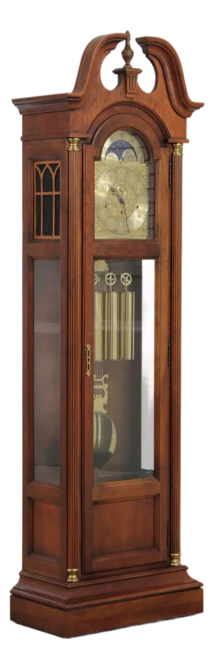 Howard Miller Cherry Grandfather Hall Clock