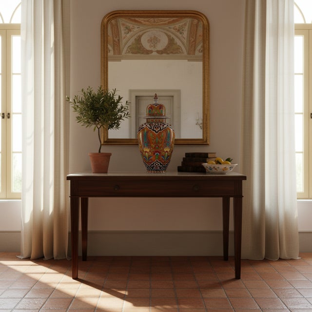 The Warmth of Tradition: The Amber Shah Jar This Handmade Ceramic Ginger Jar is a collector’s piece that stands out with...
