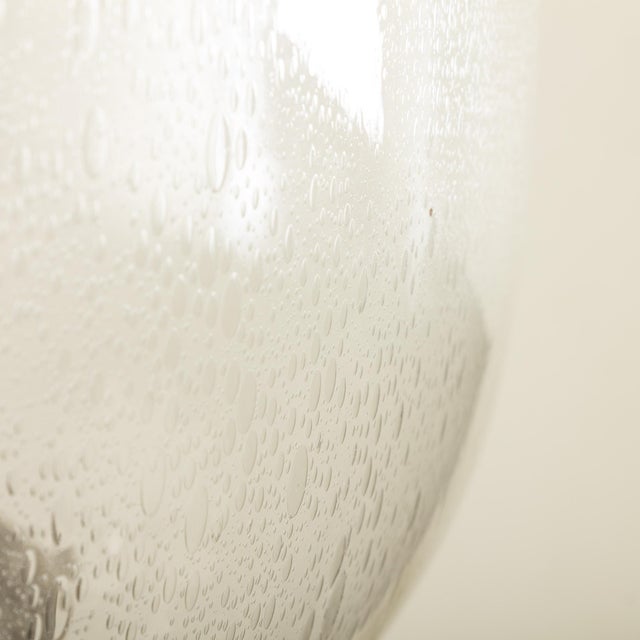 Silver Italian Murano Glass Floor Lamp attributed to Toni Zuccheri, 1970s For Sale - Image 8 of 14