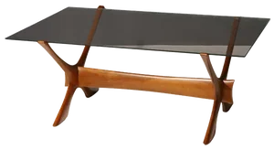 Condor Coffee Table by Fredrik Schriever-Abeln for Örebro Glass, 1960s