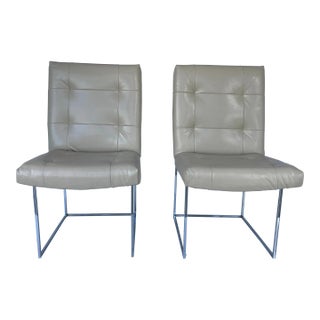 Vintage Midcentury Milo Baughman Dining Chairs - Set of 4 For Sale
