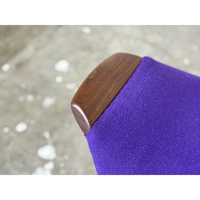 Westnofa Furniture 1960s Mid Century Modern Ottoman Foot Stool by Westnofa - Vintage Teak Footstool For Sale - Image 4 of 9