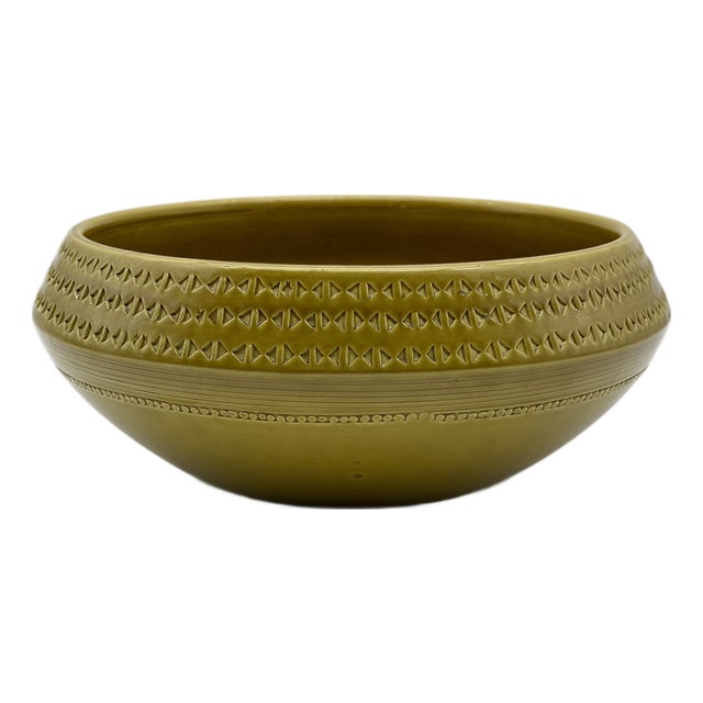 Large Vintage Bowl by Aldo Londi for Bitossi, 1950s For Sale