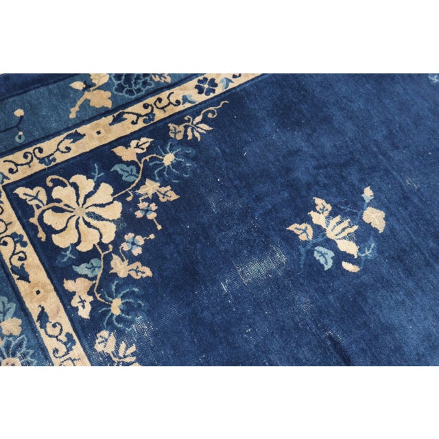 Chinese Early 20th Century Chinese Peking Rug - 8' x 9'7" For Sale - Image 3 of 8