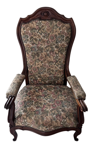 Voltaire Armchair in Mahogany
