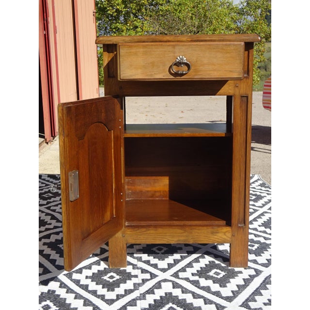 Small Oak One-Door Jam Buffet, 1970s For Sale - Image 15 of 18