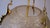 Frosted Glass and Brass Pendant Lamp from Doria Leuchten, 1970s For Sale - Image 5 of 15