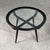 Round Semi-Matte Black Lacquered Coffee Table by Nicolay Diulgheroff, Italy, 1950s For Sale - Image 4 of 12