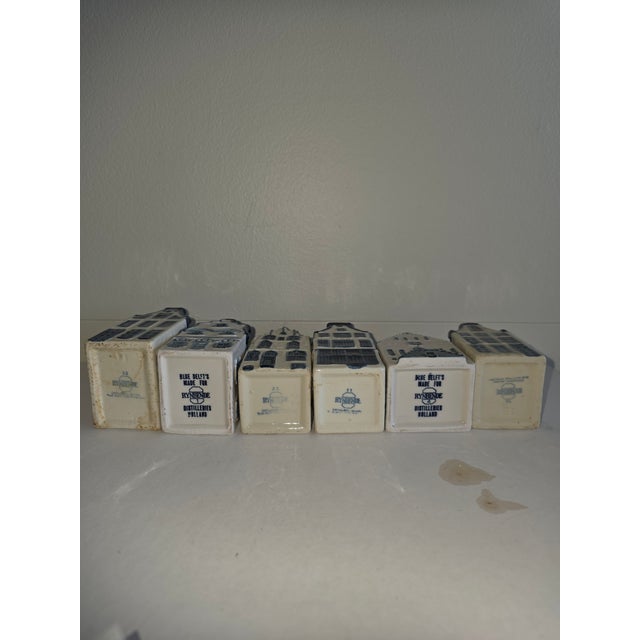 KLM Dutch Delft Miniature Building Liquor Bottles For Sale - Image 4 of 9
