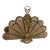 Peacock Brass Fireplace Screen For Sale