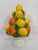 Mid 20th Century Petite Italian Lemons and Oranges Ceramic Topiary For Sale - Image 6 of 16