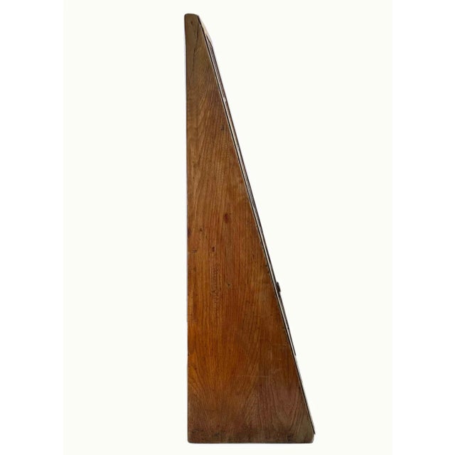 Storage Cubbies Vintage Triangular Wooden For Sale In Providence - Image 6 of 8