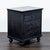 Features a brushed surface and exposed nailheads, crafted of wood and hand wrapped in zinc-finished metal, mortise-and-...
