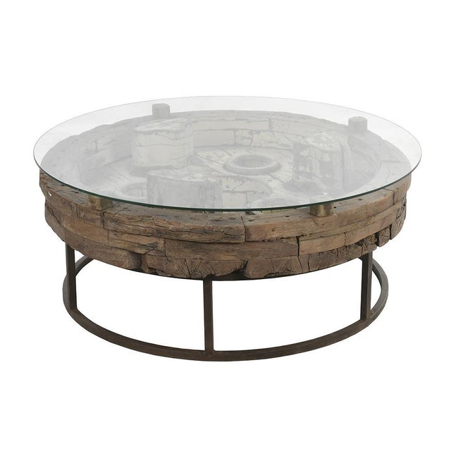 1920s Industrial Coffee Table, 1920s For Sale - Image 5 of 5