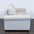 West Elm West Elm Modern Sleeper Sofa With Rolled Arms and Three Cushions For Sale - Image 4 of 12