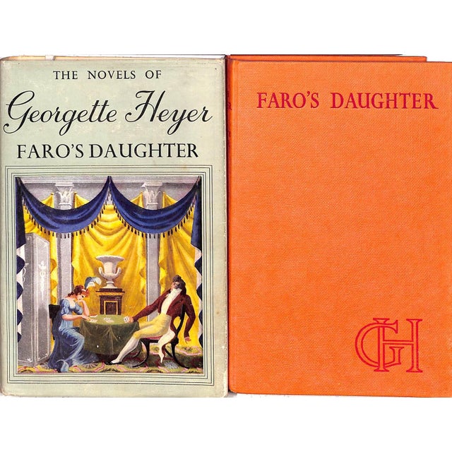 HEYER, Georgette [174] pp. Heinemann 1959 Sixth Printing 7 1/2" x 5" Jacket design by Philip Gough FARO'S DAUGHTER is as...