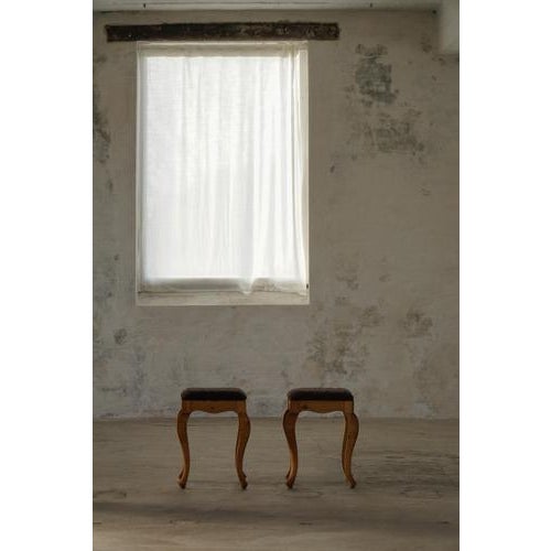 Early 20th Century Danish Classic Pine Stools with Lambswool Seats, 1920s, Set of 2 For Sale - Image 10 of 18