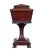 Brown Antique Teapoy in Carved Mahogany from Gillows, 1820 For Sale - Image 8 of 10