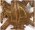 Gold Vintage Carved Gilt Armorial Wall Crest Sculpture For Sale - Image 8 of 17