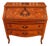 Louis XV Italian Bombé Marquetry Secretary Desk, 1960s For Sale