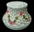 1920s Rare Phoenix/Consolidate Hand Painted Glass Basket Lamp Shade Nicholas Kopp For Sale - Image 10 of 12