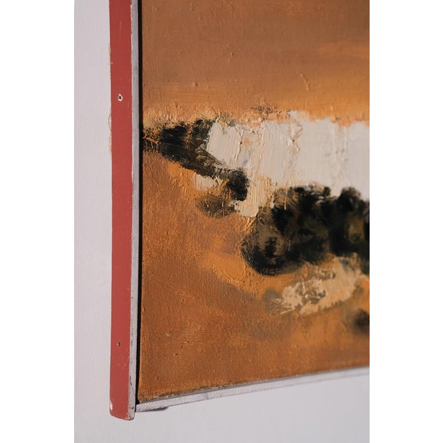 Roger Clamagirand, Sunset, 1950s, Oil Painting on Canvas, Framed For Sale - Image 3 of 10