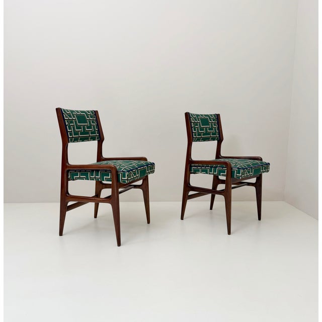 Mid-Century Modern Model AP1676 Chairs by Gio Ponti for Cassina, 1952, Set of 2 For Sale - Image 3 of 6