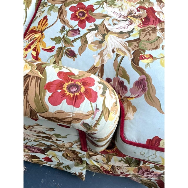 Vintage High Back Sofa in House of Hackney Chintz For Sale - Image 9 of 17