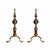 Antique Brass Steeple Top Andirons - A Pair For Sale In Providence - Image 6 of 8