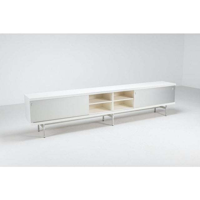 Wood Long Model 1730 Sideboard by Horst Bruning for Behr, Germany, 1960 For Sale - Image 7 of 18
